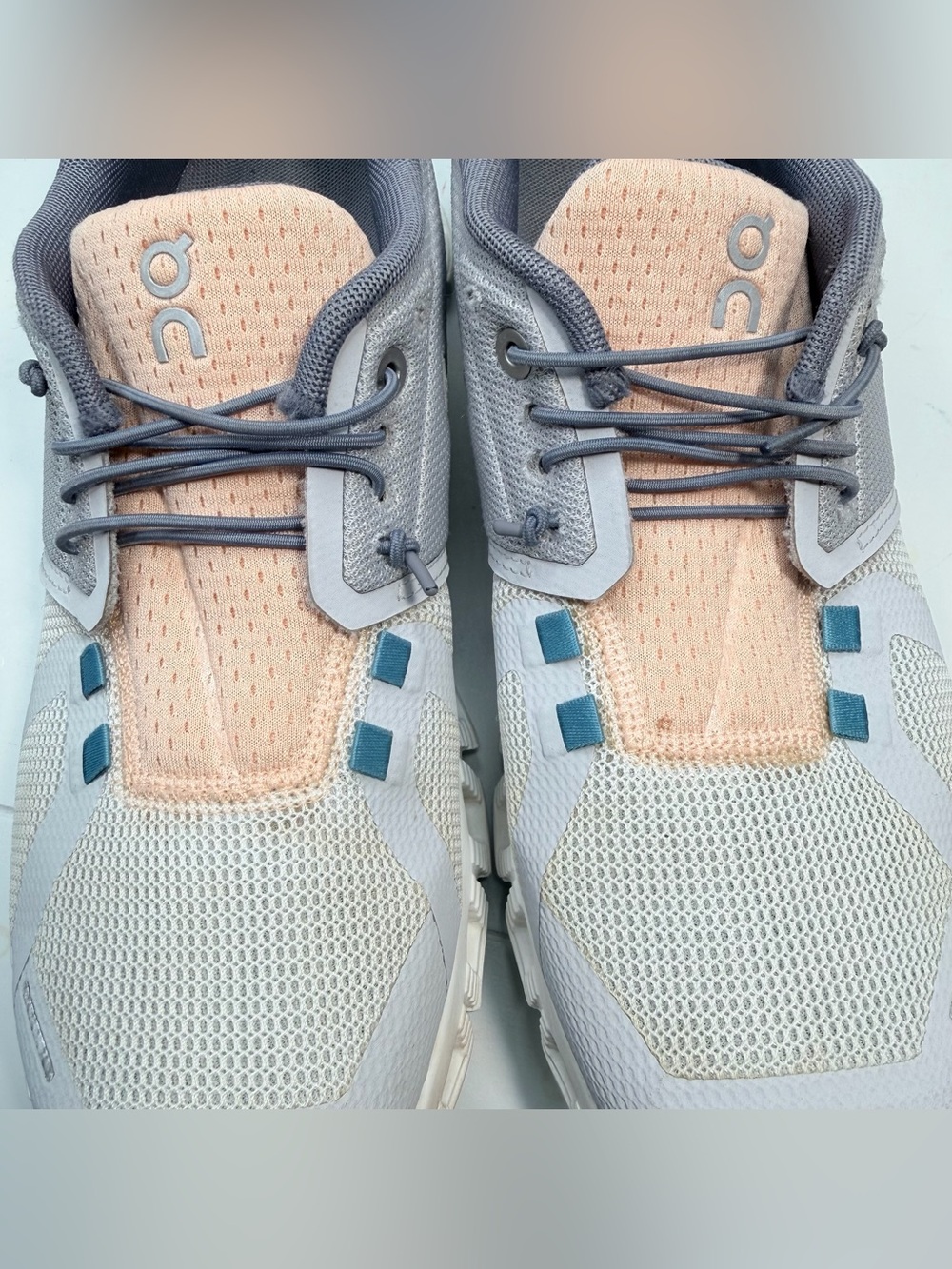 On Cloud 5 Push Women’s Running Shoes Glacier Undyed White Sneakers 69.98353 Sz8 - Picture 5 of 12